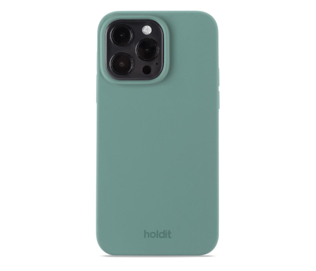 Holdit Silicone Case iPhone 15 Pro Max Moss Green - 1148776 - zdjęcie